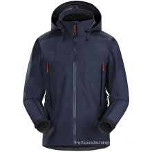 hot selling high quality soft out shell fabric 100% waterproof nylon winter men's jackets